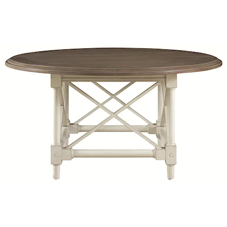 Round Kitchen Dining Table for Up to 6 Seats